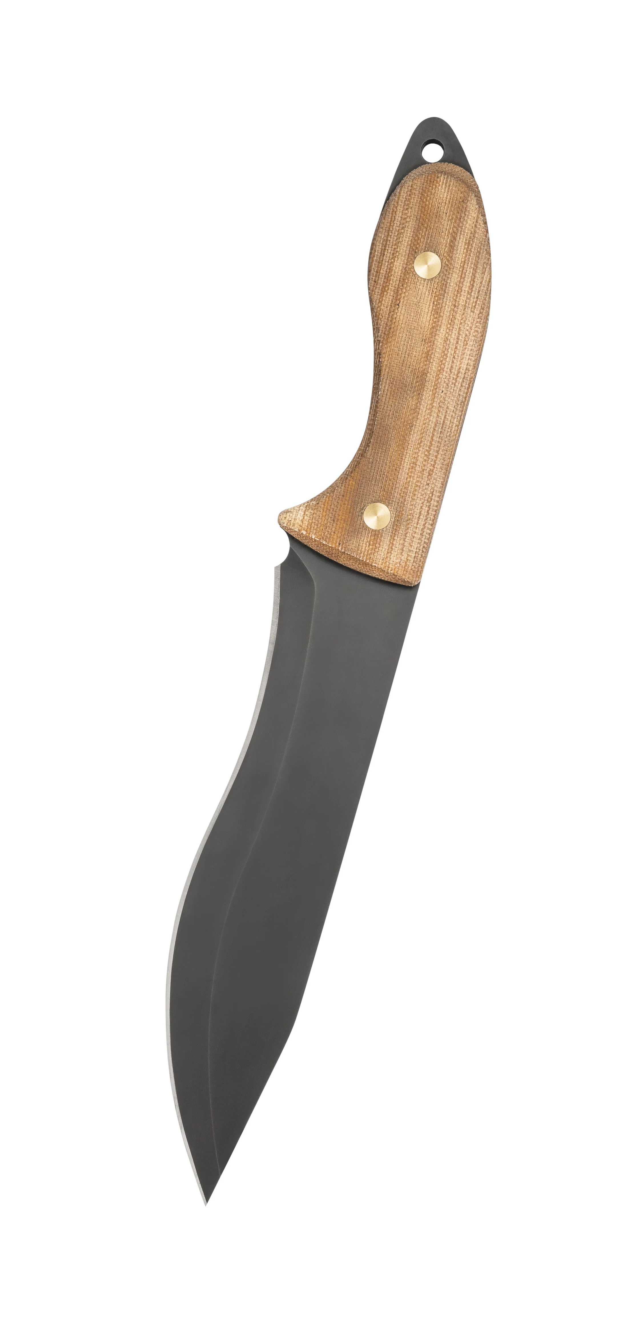 Laramy Miller Smooth Natural Micarta® Sasquatch Bowie - Image 3