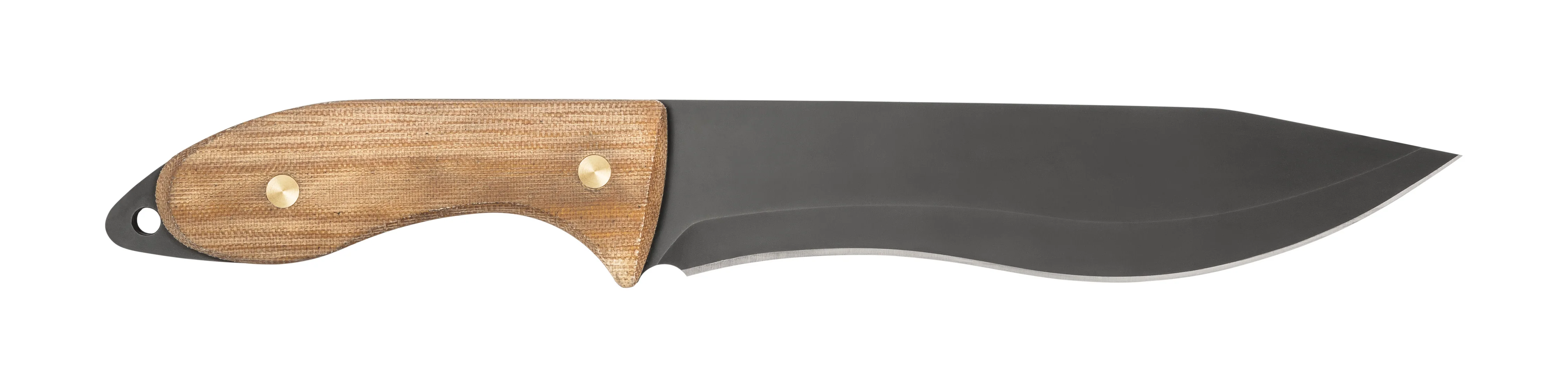 Laramy Miller Smooth Natural Micarta® Sasquatch Bowie - Image 6