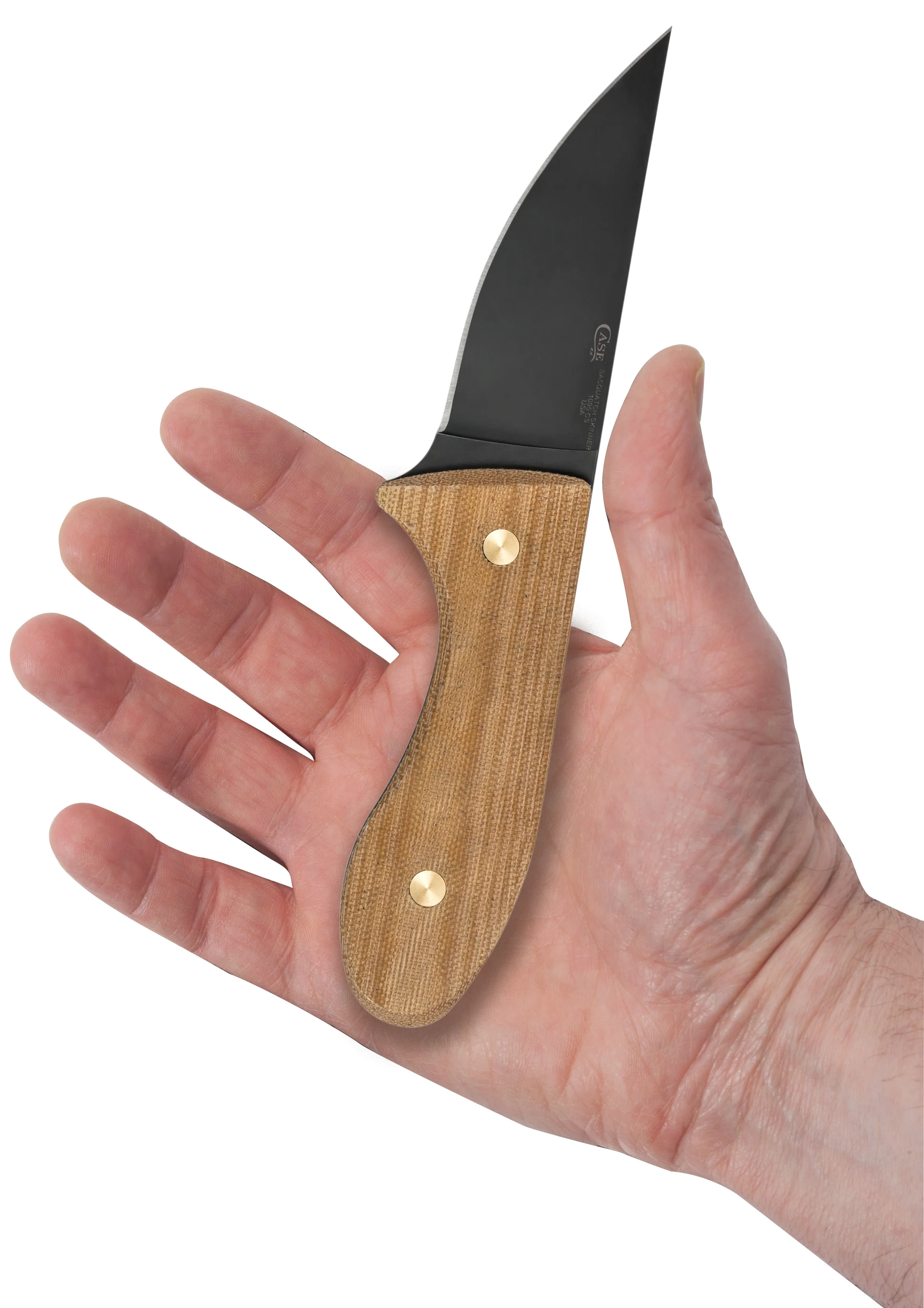 Laramy Miller Smooth Natural Micarta® Sasquatch Skinner - Image 5