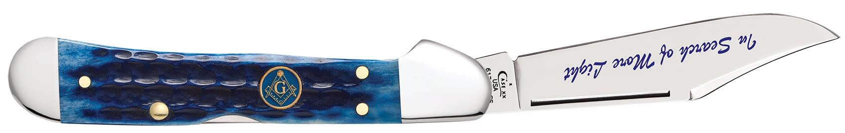 Masonic Gift Tin Corn Cob Jig Blue Bone Mini CopperLock® - Image 4