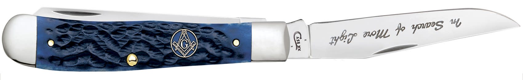 Masonic Gift Tin Standard Jig Blue Bone Trapper - Image 4