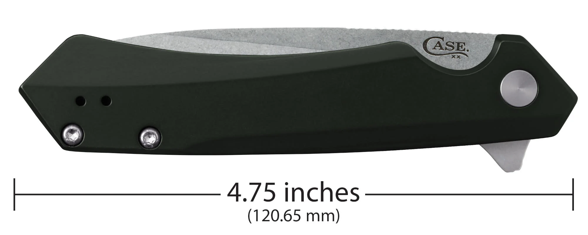 OD Green Anodized Aluminum Kinzua® with Serrated Blade - Image 2