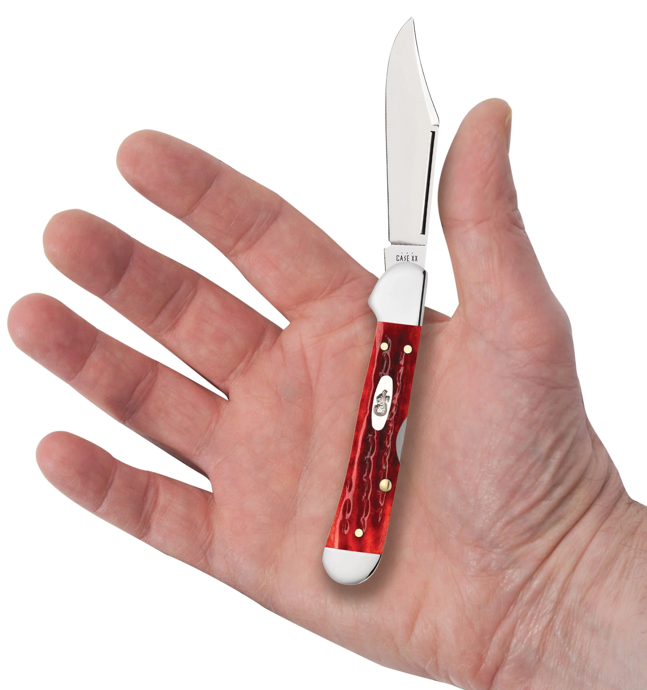 Pocket Worn® Corn Cob Jigged Old Red Bone Mini CopperLock® - Image 5