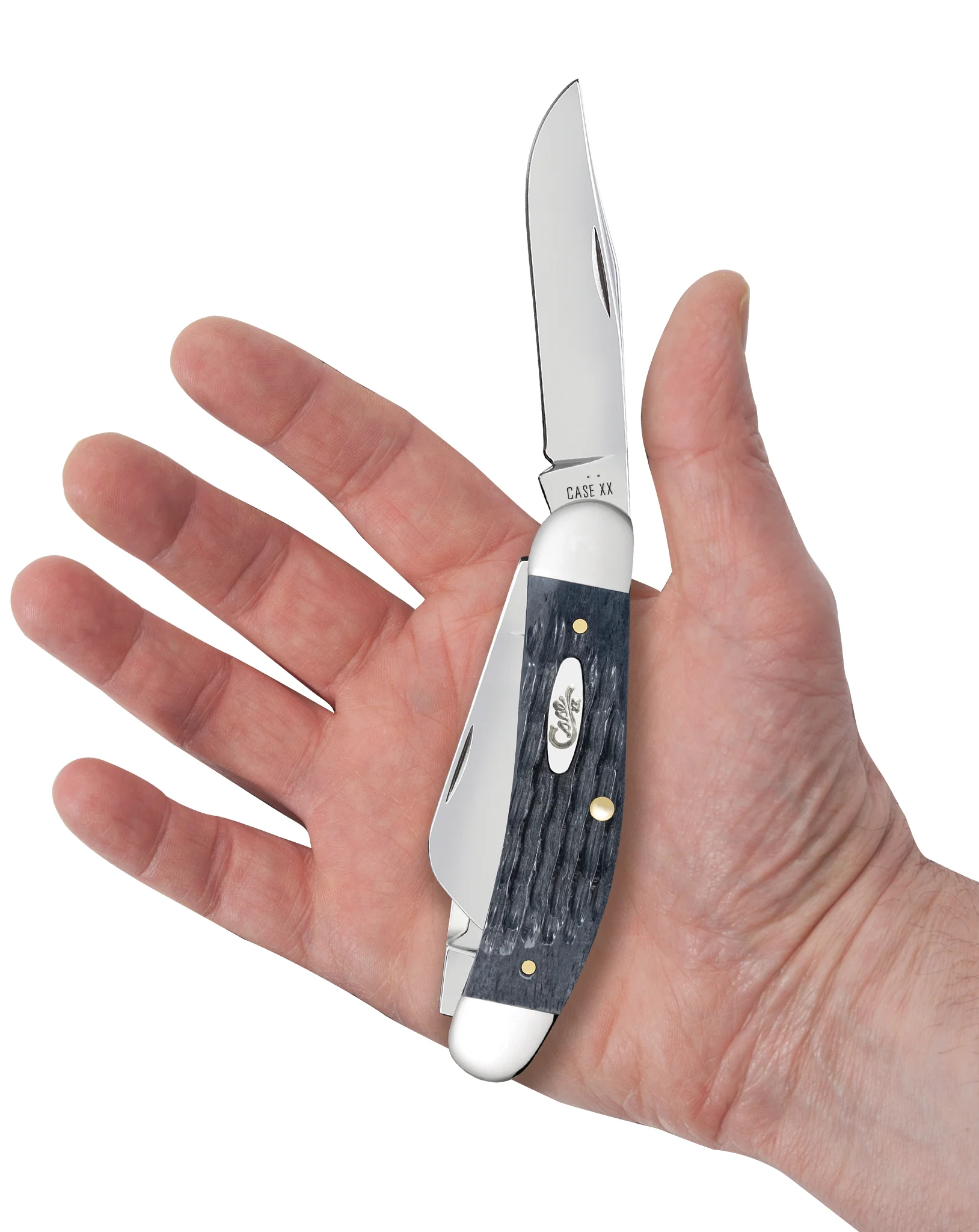 Pocket Worn® Crandall Jigged Gray Bone CS Sowbelly - Image 5