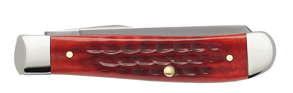 Pocket Worn® Corn Cob Jig Old Red Bone Mini Trapper - Image 3