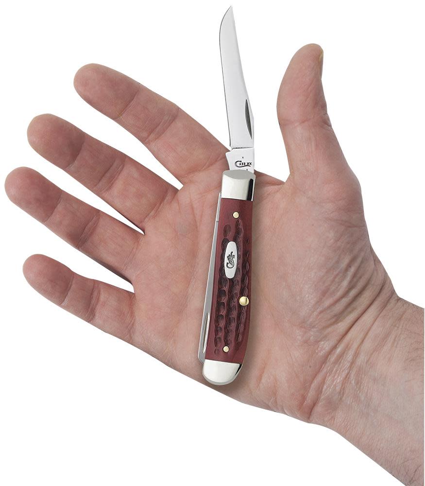 Pocket Worn® Corn Cob Jig Old Red Bone Mini Trapper - Image 5