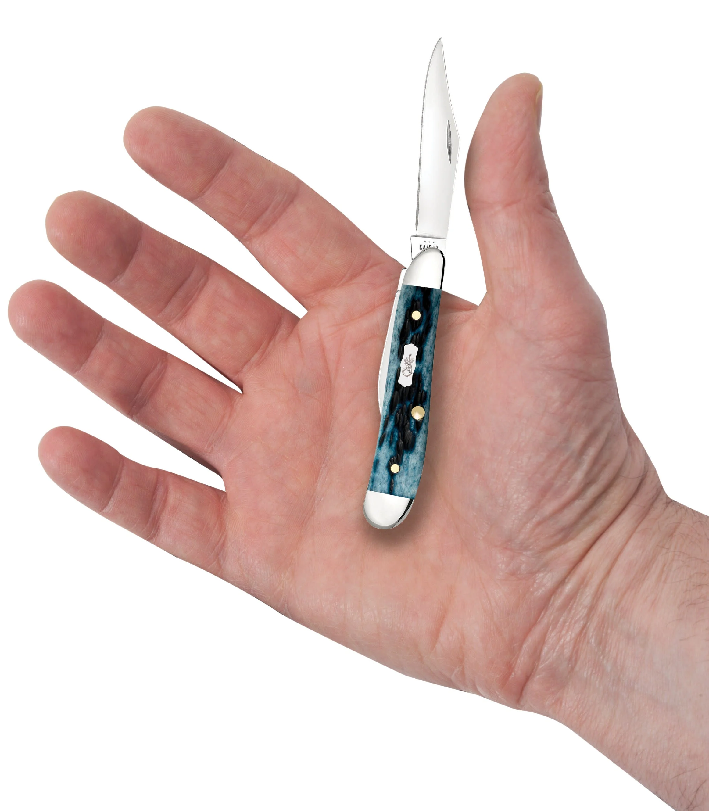 Pocket Worn® Peach Seed Jig Mediterranean Blue Bone Peanut - Image 5