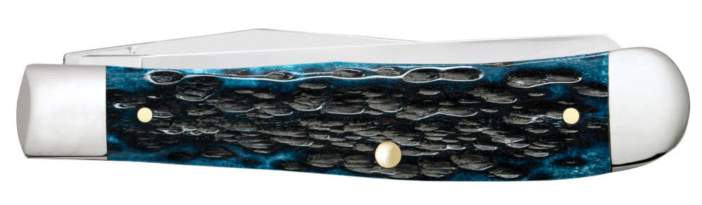 Pocket Worn® Peach Seed Jig Mediterranean Blue Bone Trapper - Image 3