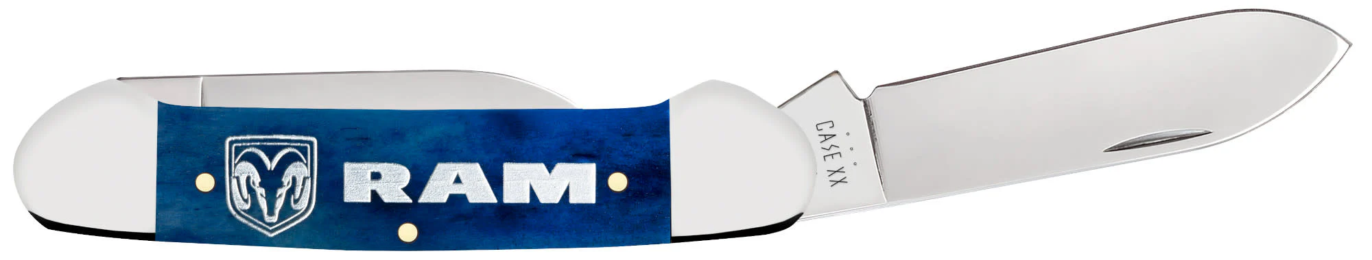 Ram® Embellished Smooth Navy Blue Bone Canoe - Image 4