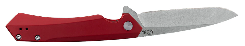 Red Anodized Aluminum Kinzua® with Spear Blade - Image 4