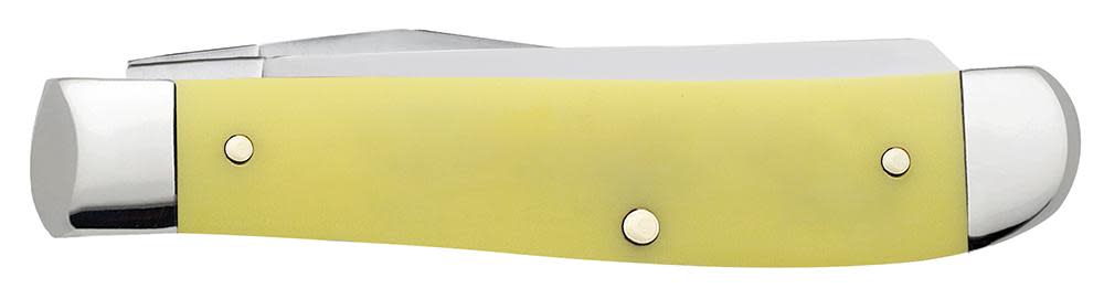 Religious Sayings Embellished Yellow Synthetic Mini Trapper - Image 3