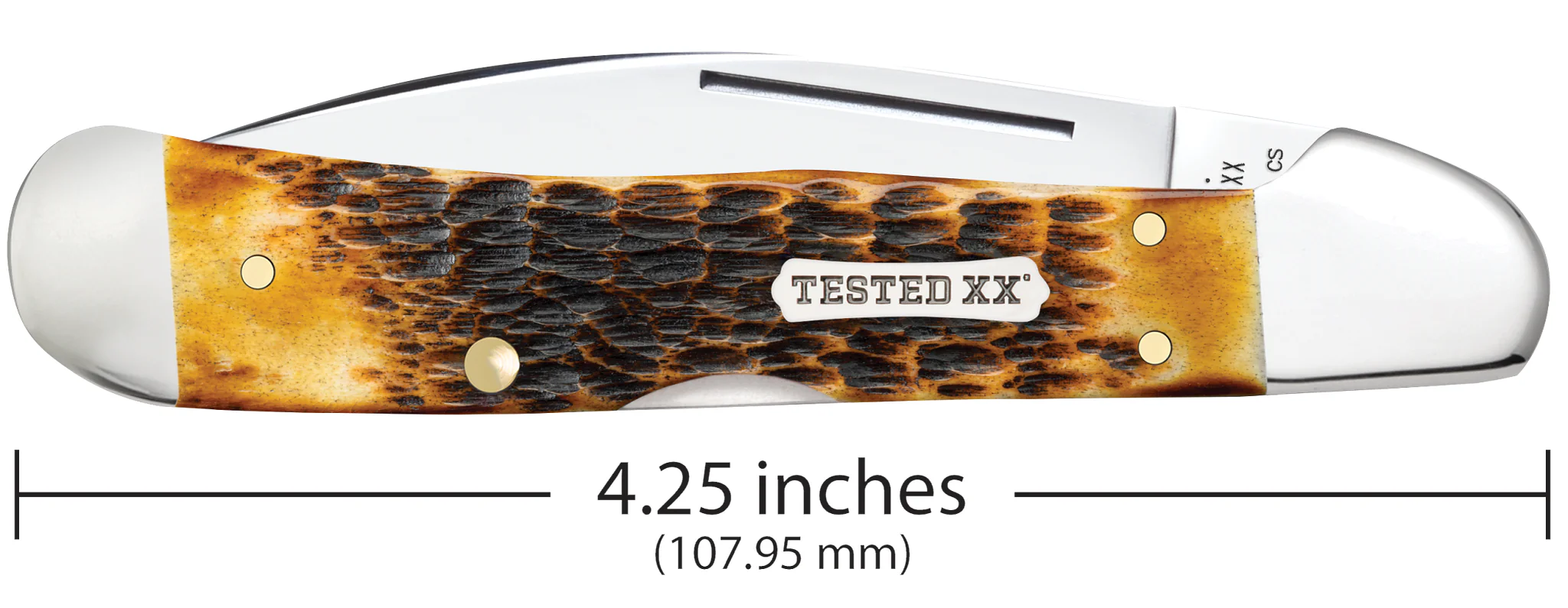 Rogers Jigged Burnt Amber Bone CS CopperLock® - Image 2
