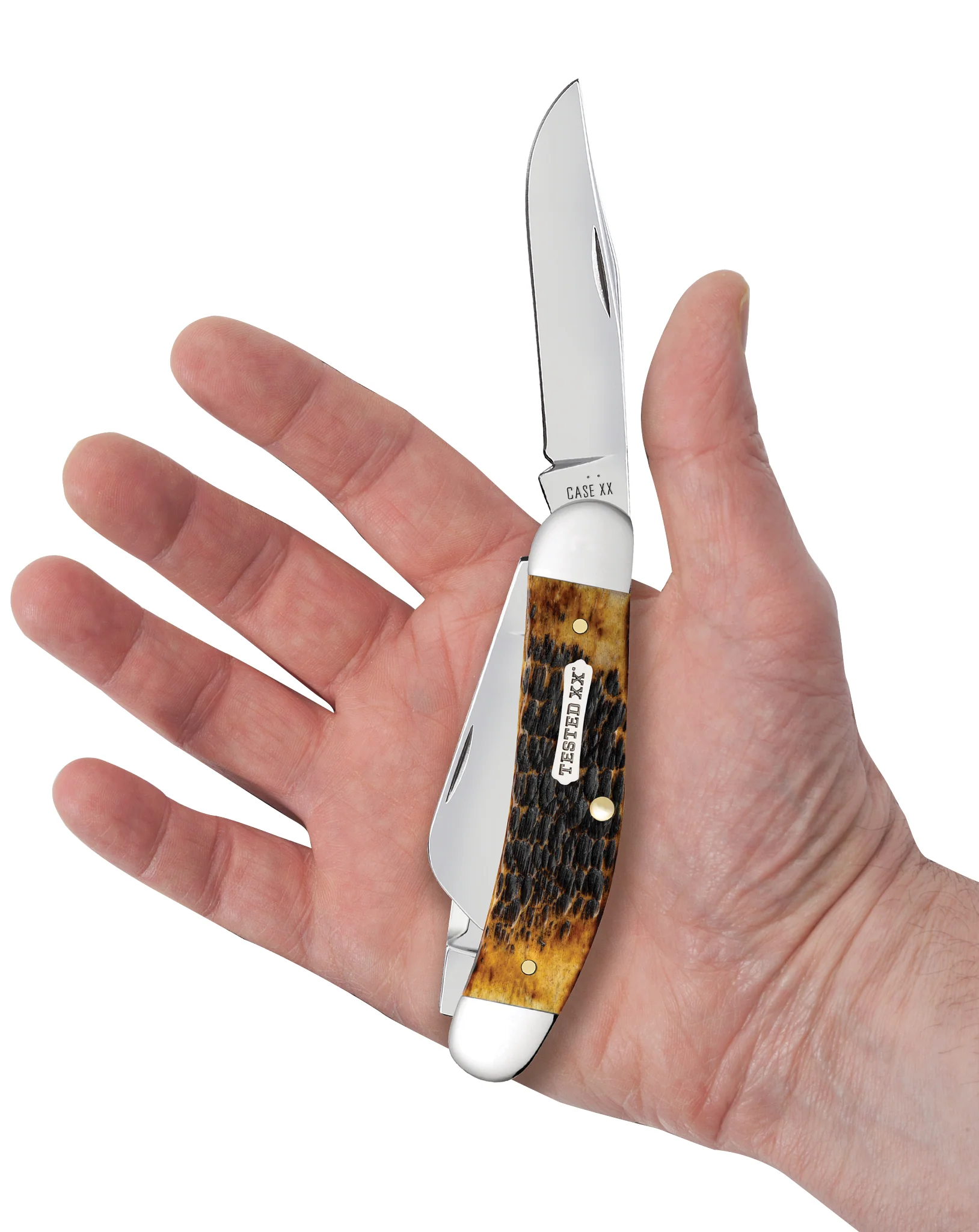 Rogers Jigged Burnt Amber Bone CS Sowbelly - Image 5