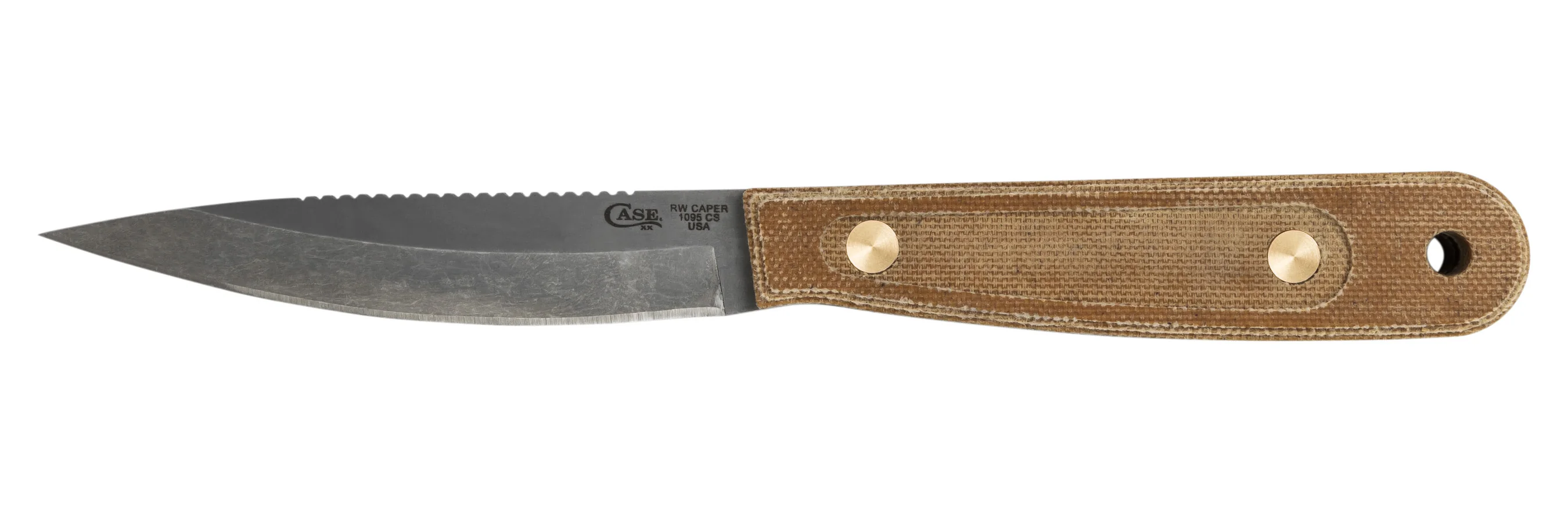 Roland Welker Smooth Natural Micarta® RW Caper - Image 4
