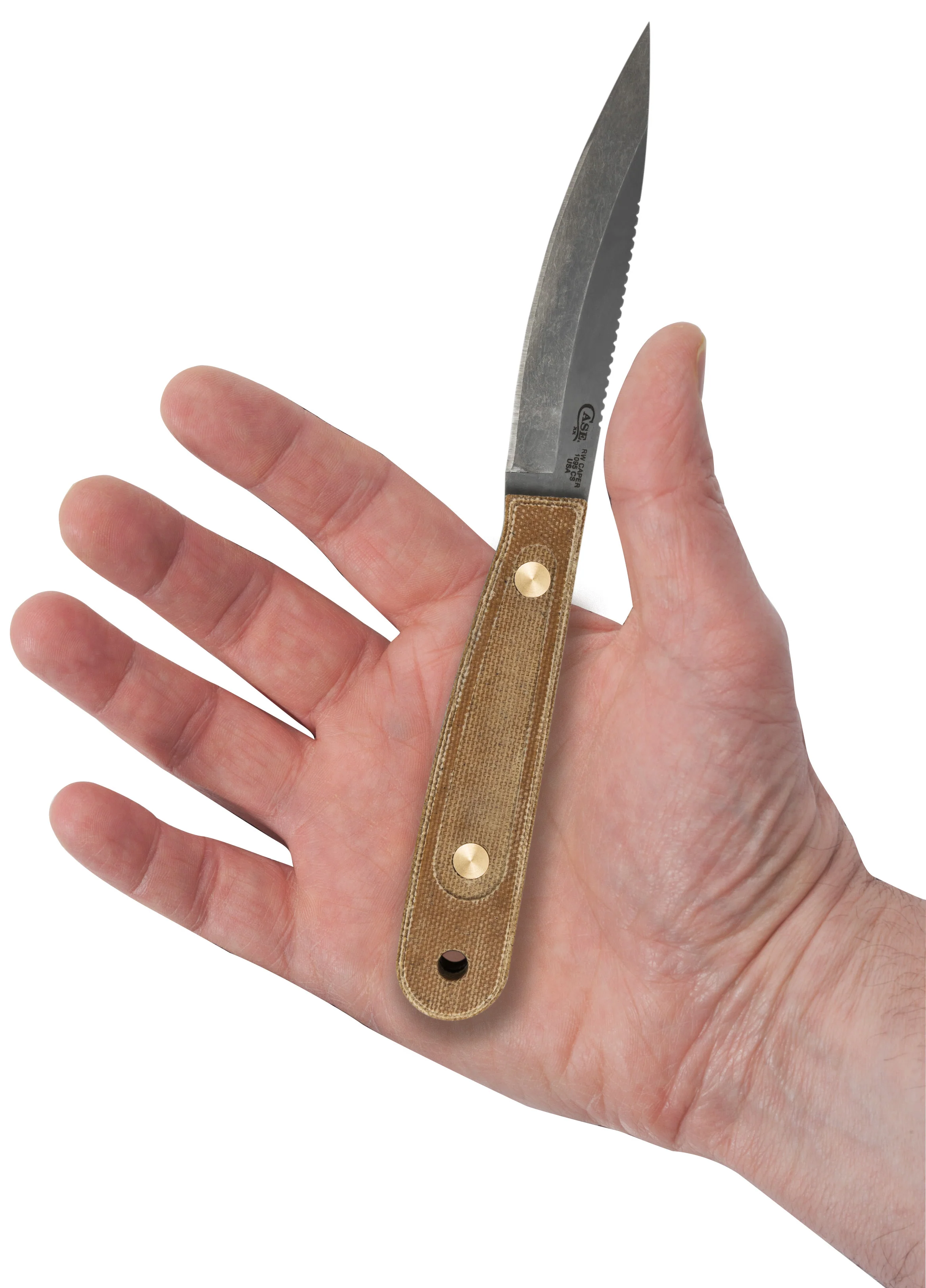 Roland Welker Smooth Natural Micarta® RW Caper - Image 5
