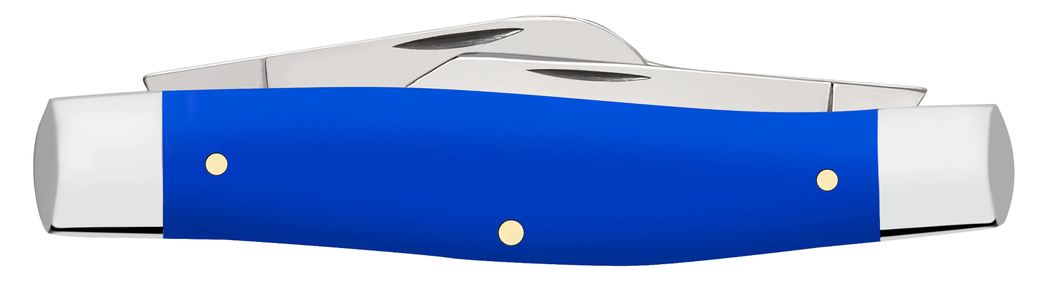 Royal Blue Synthetic Smooth Large Stockman - Image 3