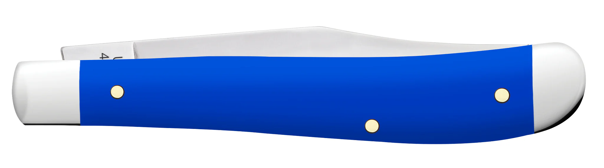 Royal Blue Synthetic Smooth Slimline Trapper - Image 3