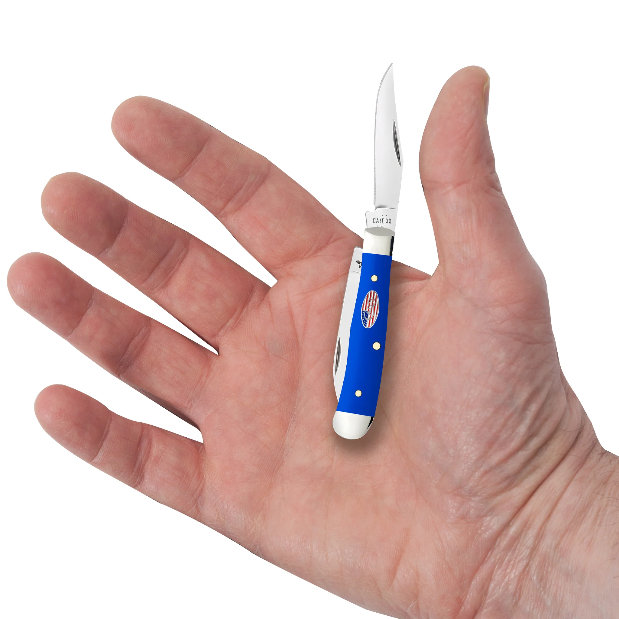 Royal Blue Synthetic Smooth Tiny Trapper - Image 5