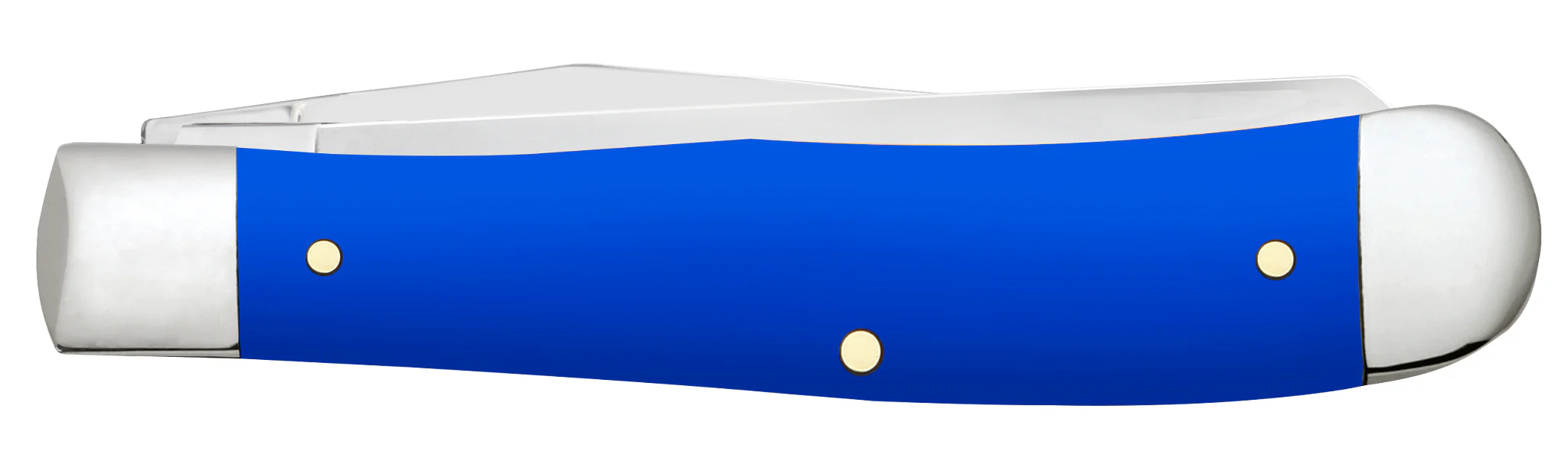 Royal Blue Synthetic Smooth Trapper - Image 3
