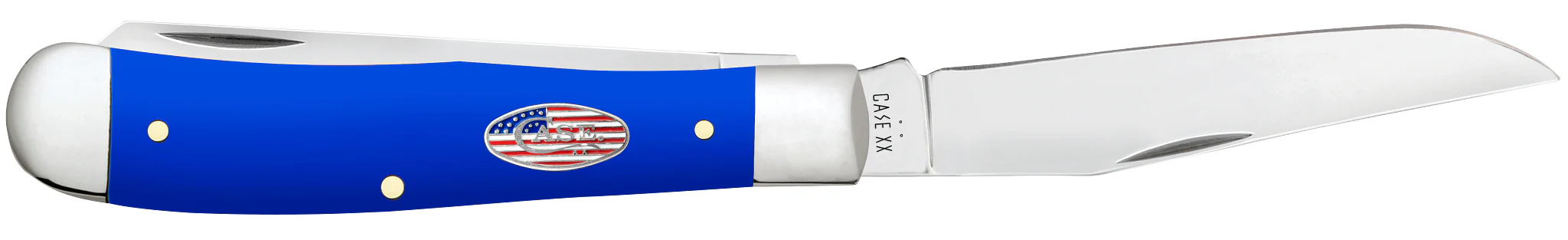 Royal Blue Synthetic Smooth Trapper - Image 4