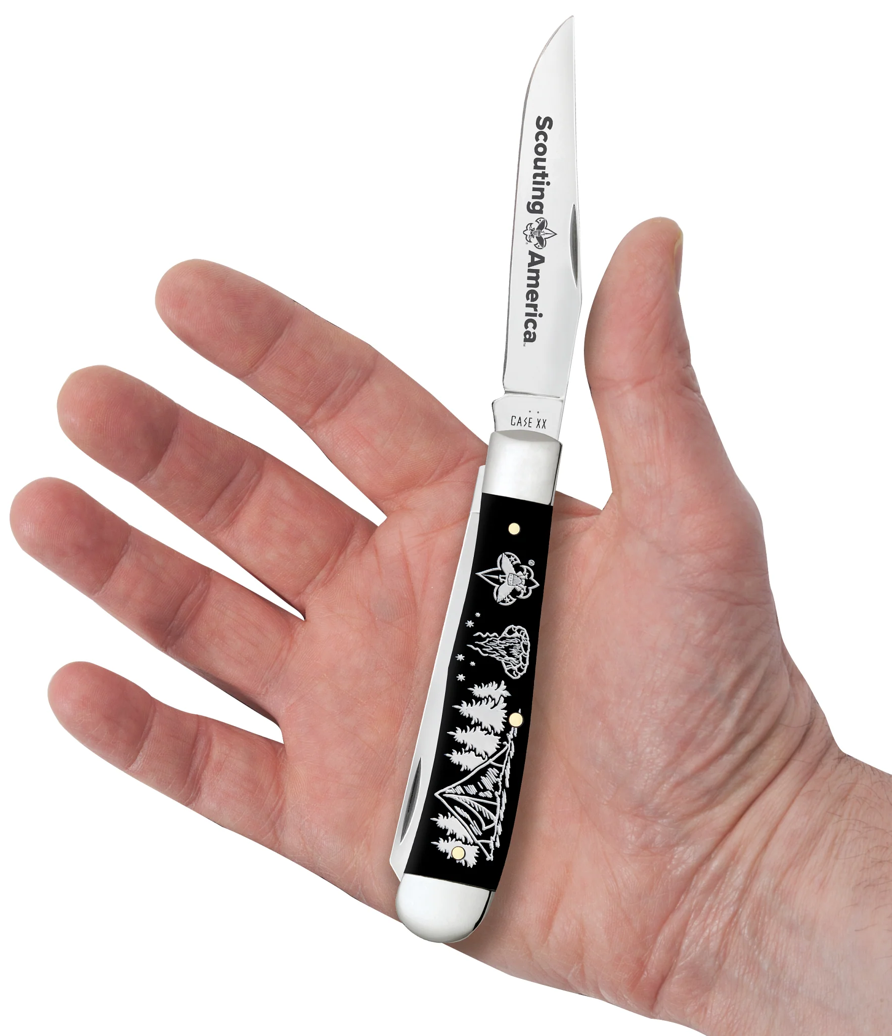 Scouting America™ Embellished Smooth Black Synthetic Trapper - Image 5