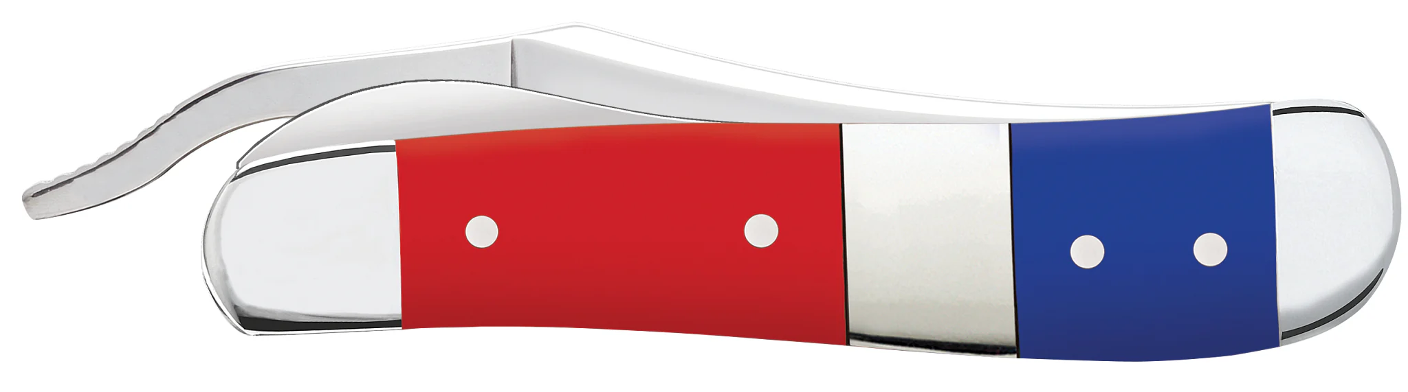 Scouting America™ Embellished Smooth Blue / Red Synthetic Center Bolstered RussLock® - Image 3