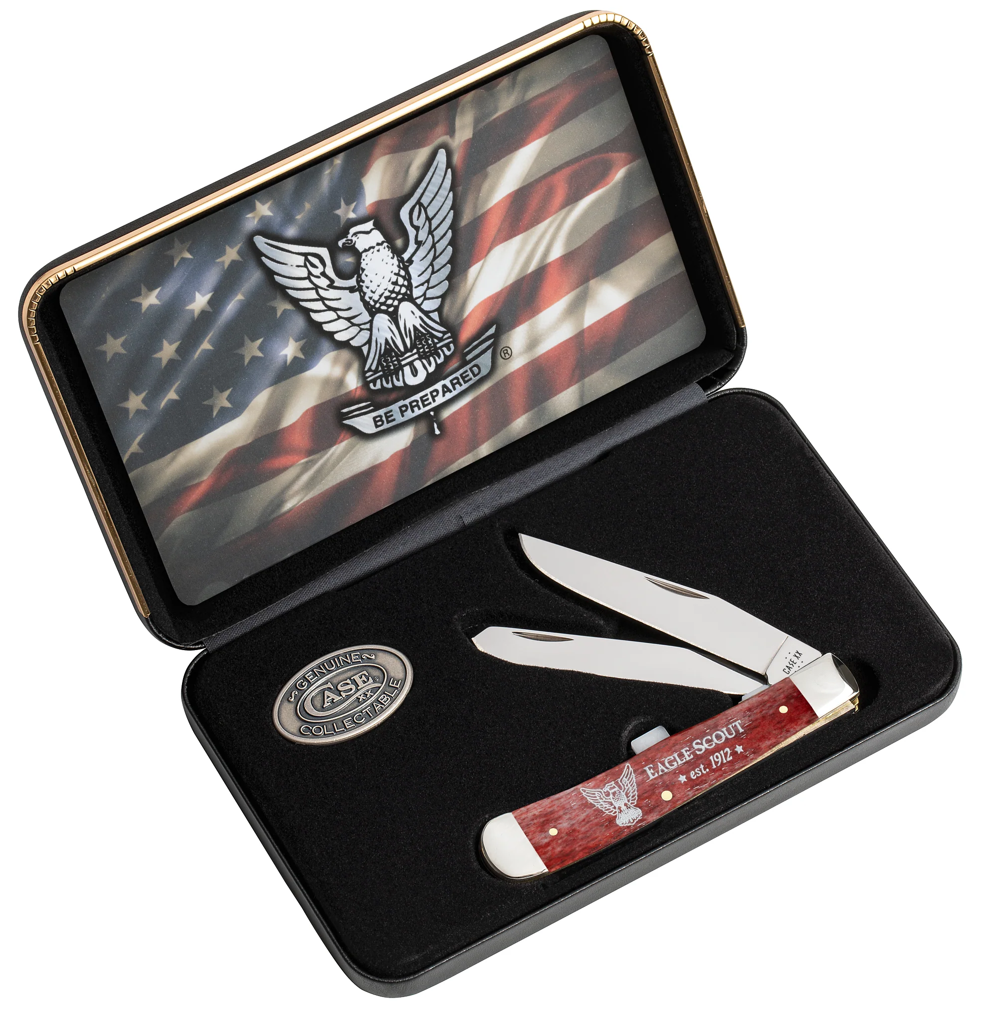 Scouting America™ Embellished Smooth Old Red Bone Trapper Gift Set - Image 7