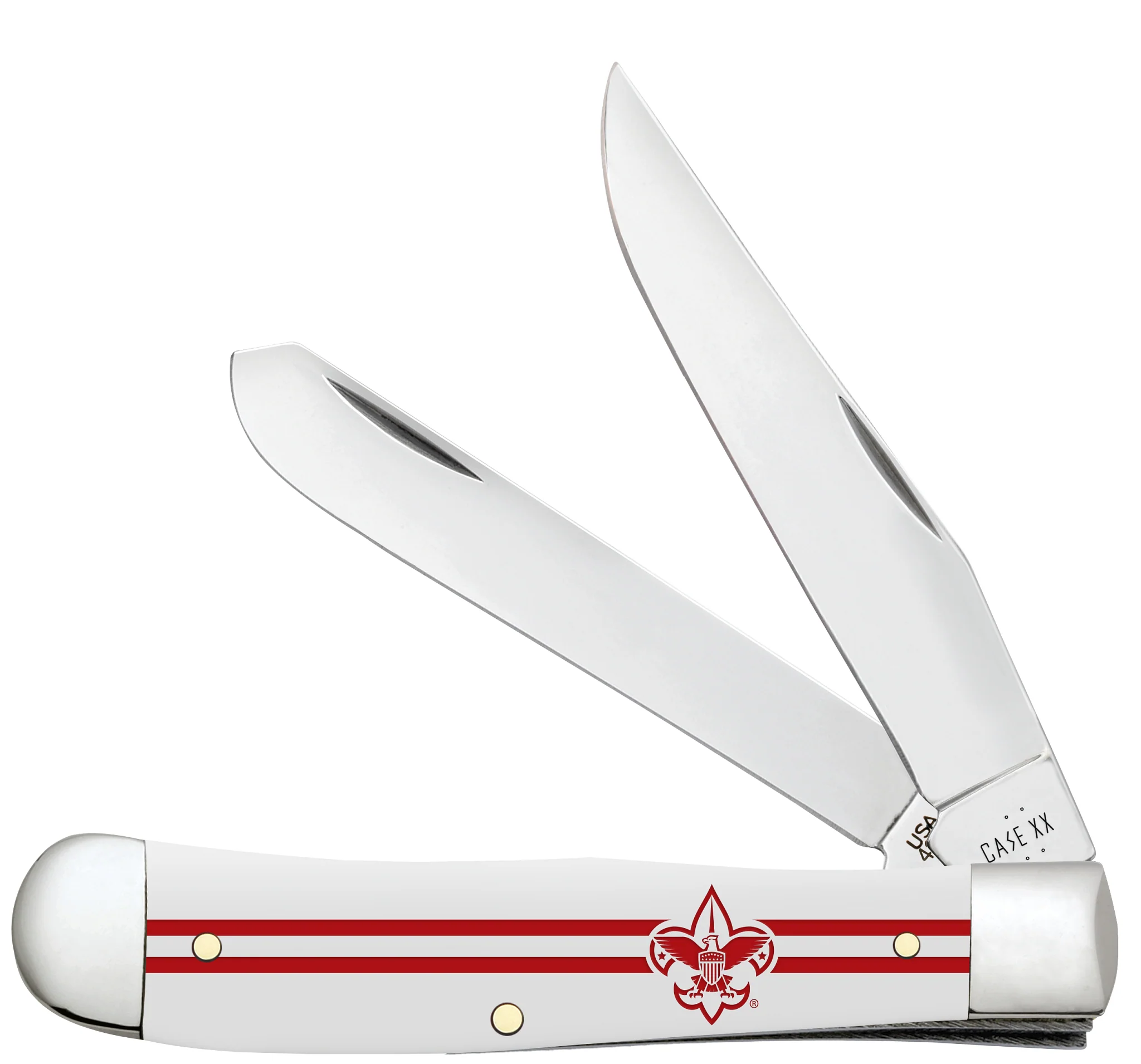 Scouting America™ Embellished Smooth White Synthetic Trapper