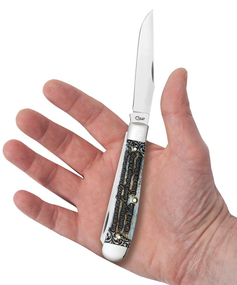 Serenity Prayer Smooth Natural Bone Trapper - Image 5