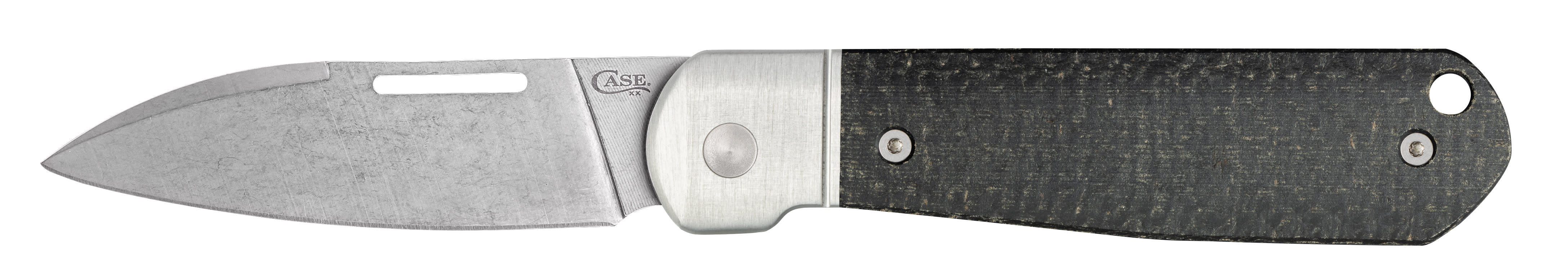Smooth Black Burlap Micarta® Highbanks® - Image 5