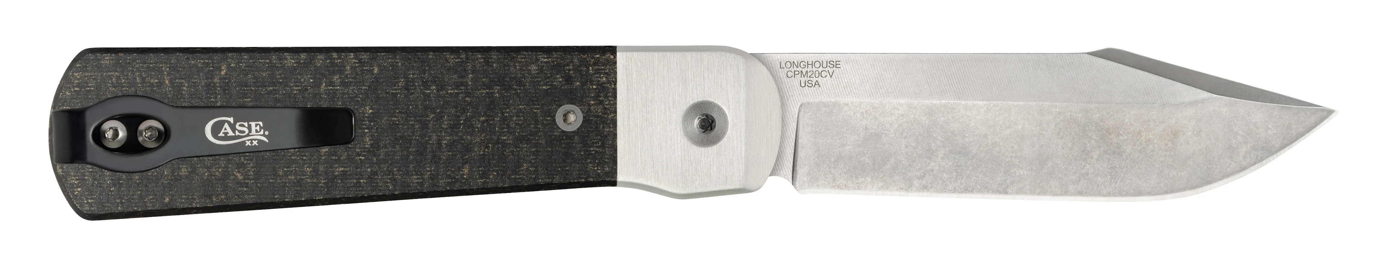 Smooth Black Burlap Micarta® Longhouse® - Image 7