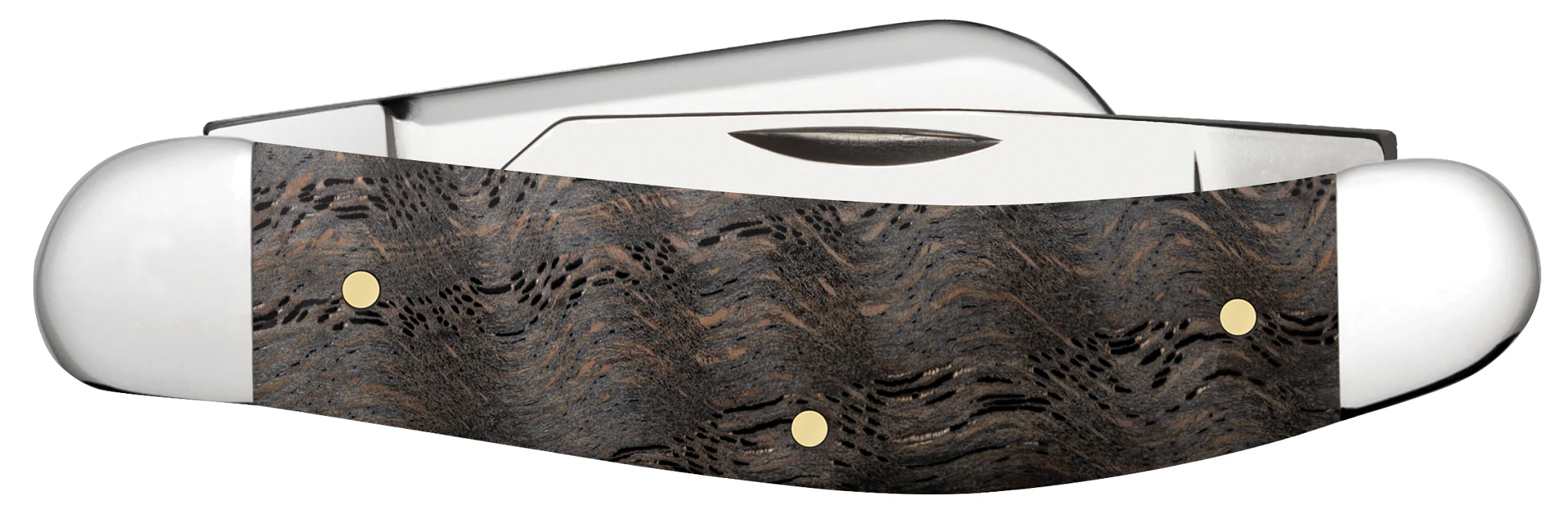 Smooth Black Curly Oak Wood Sowbelly - Image 3