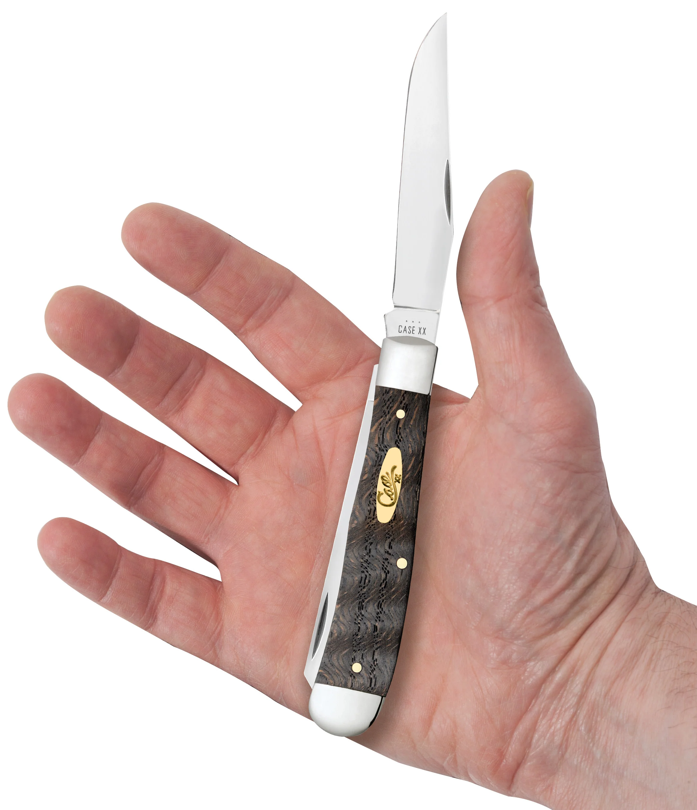 Smooth Black Curly Oak Wood Trapper - Image 5