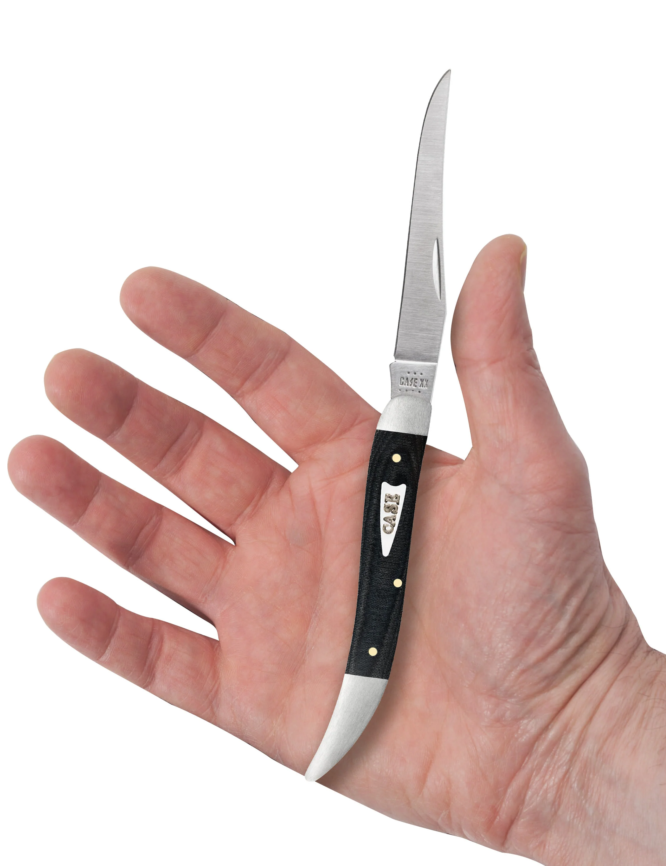 Smooth Black Micarta® Medium Texas Toothpick - Image 5