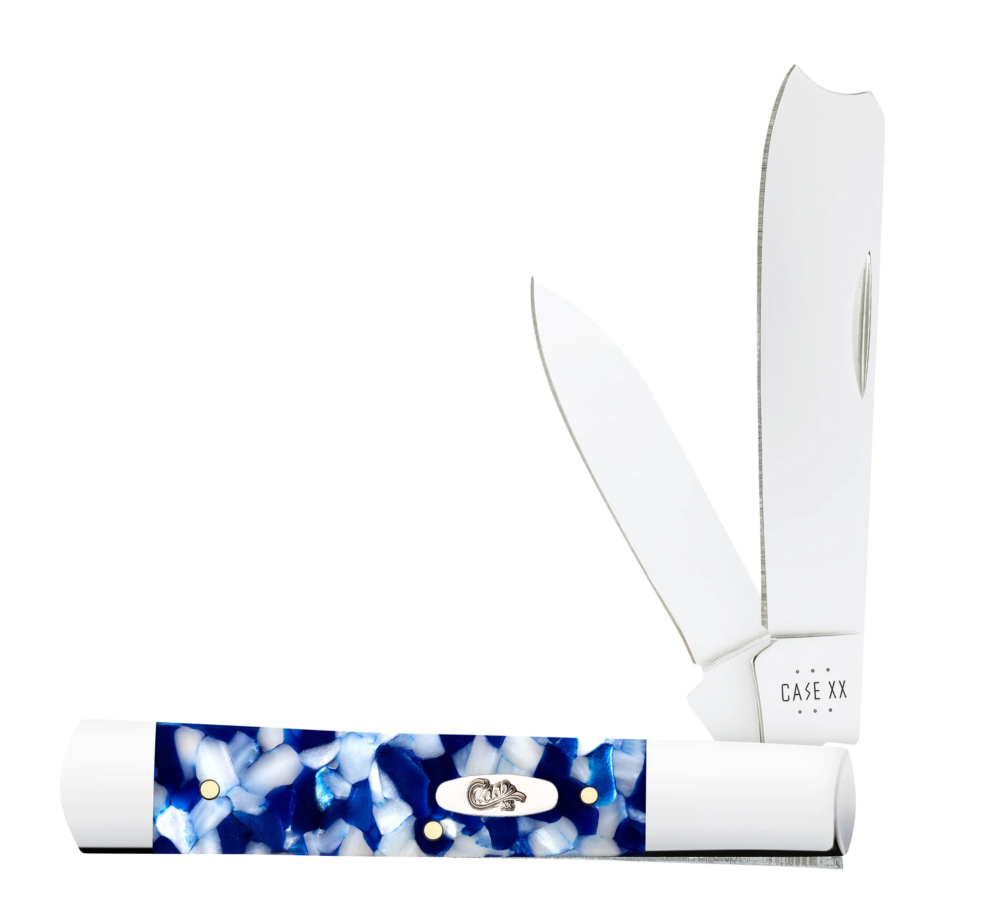 Smooth Blue Crackle Kirinite® Razor