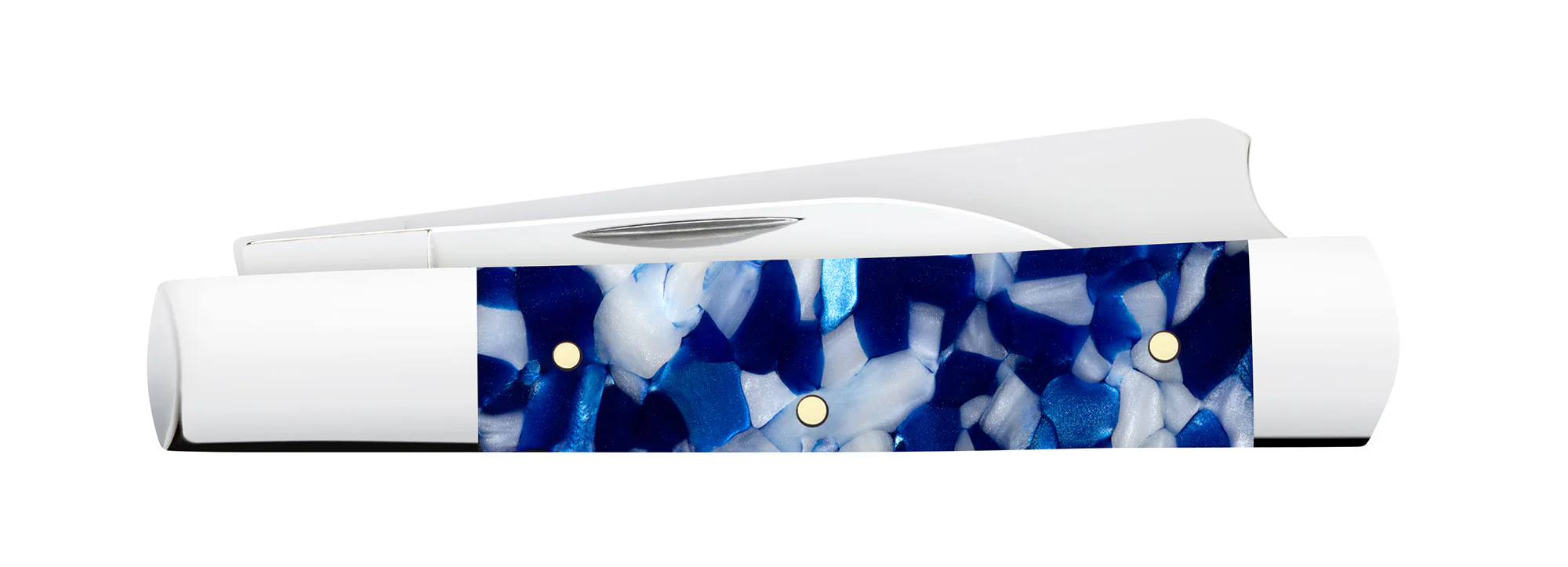 Smooth Blue Crackle Kirinite® Razor - Image 3