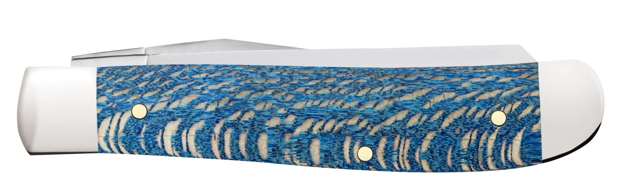 Smooth Blue Sycamore Wood Mini Trapper - Image 3