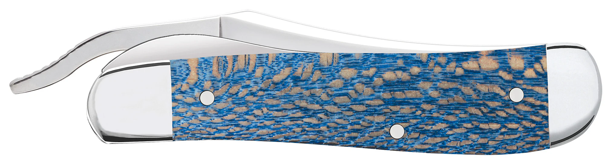 Smooth Blue Sycamore Wood RussLock® - Image 3