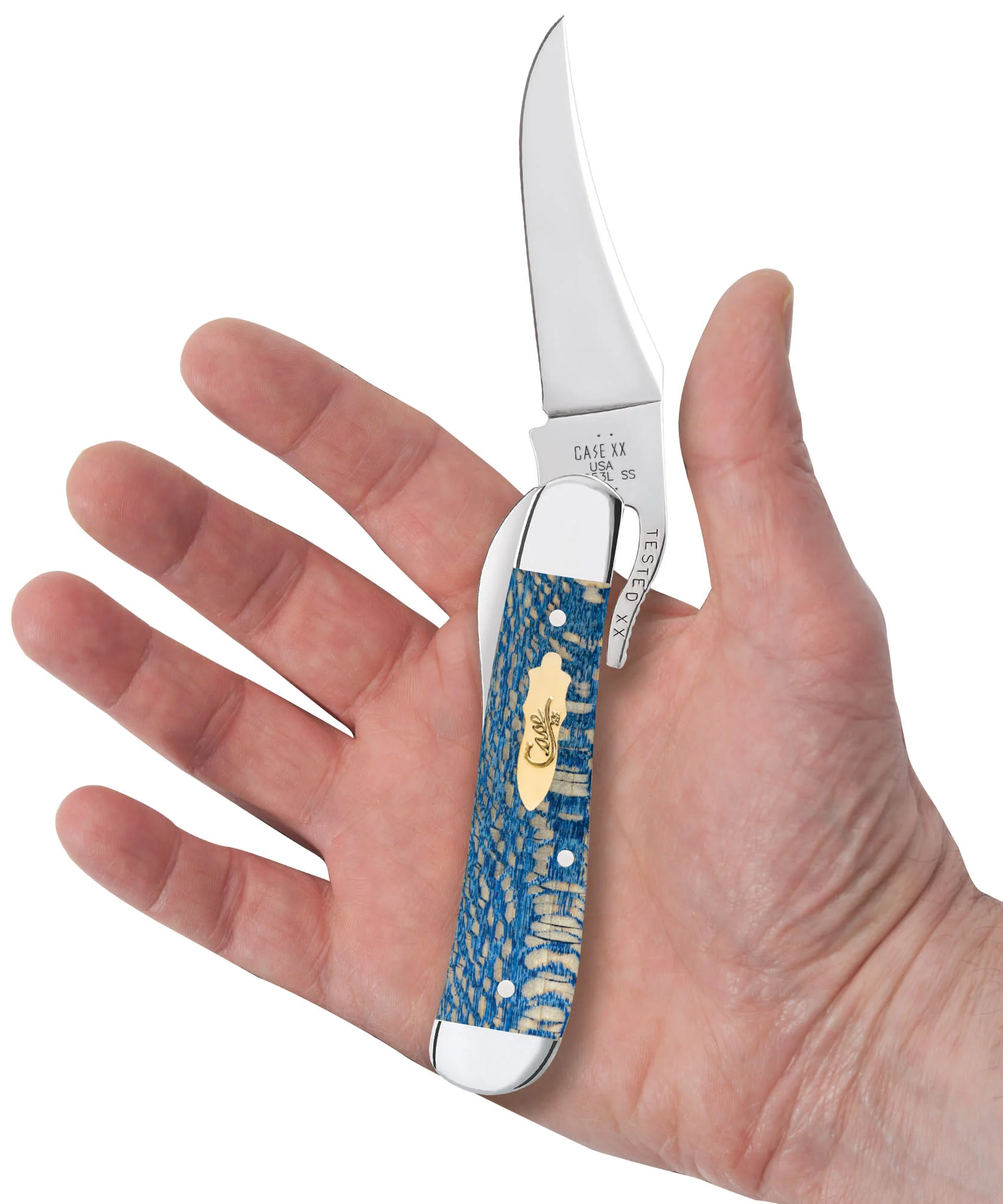 Smooth Blue Sycamore Wood RussLock® - Image 5