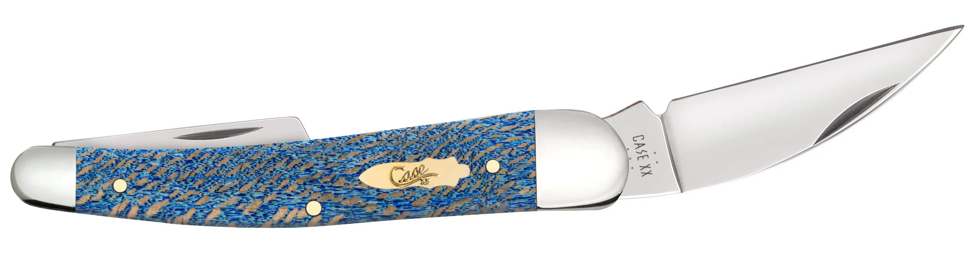 Smooth Blue Sycamore Wood Seahorse Whittler - Image 4