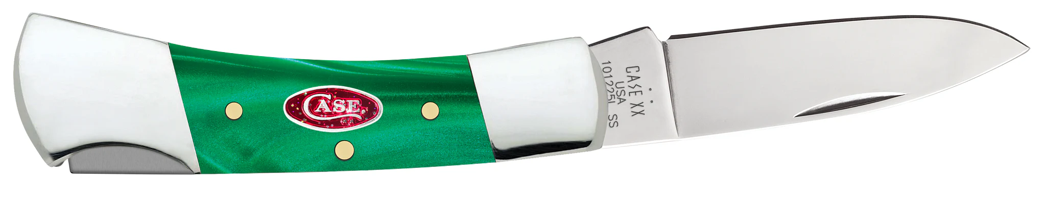 Smooth Green Pearl Kirinite® Lockback - Image 4