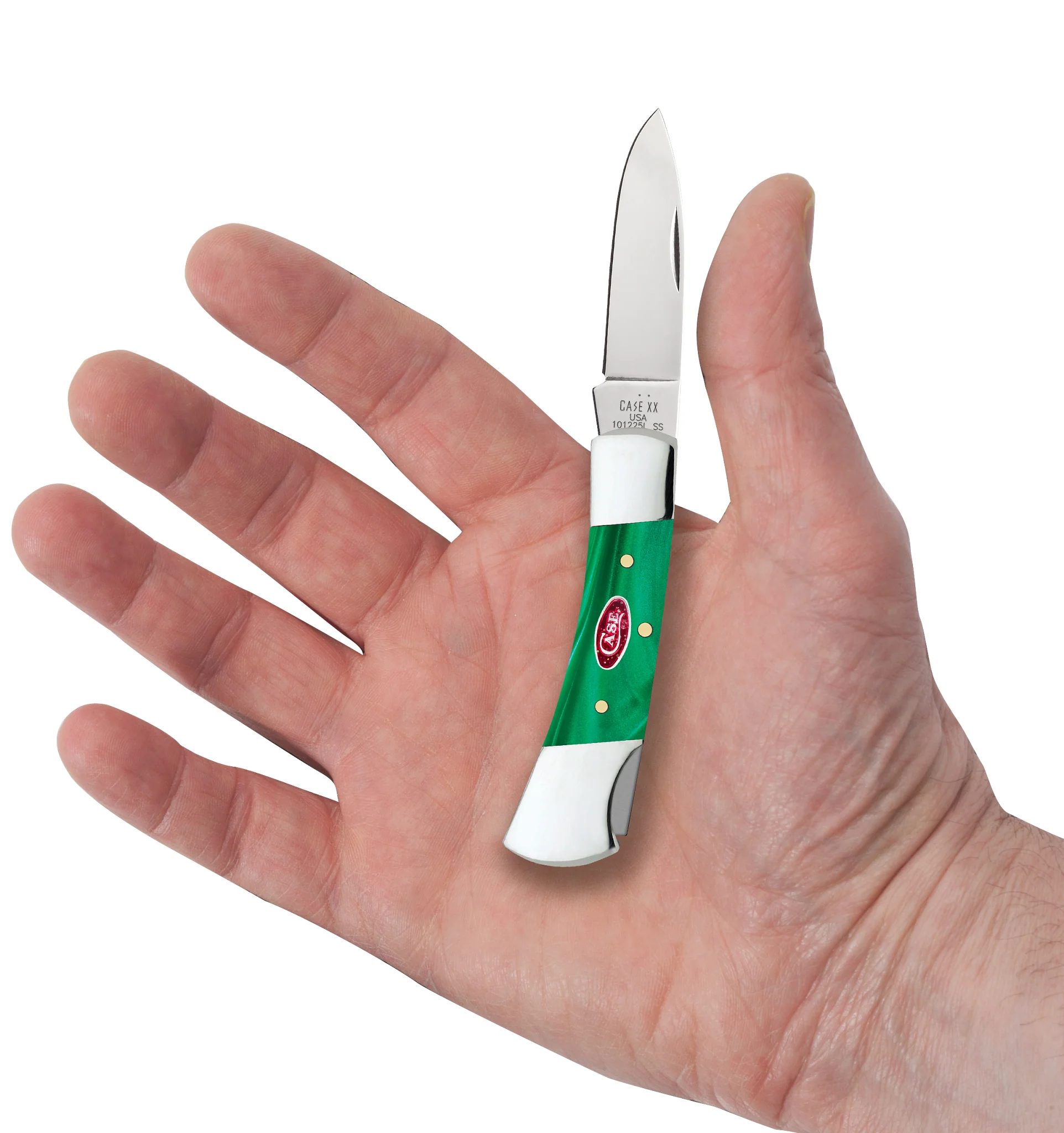 Smooth Green Pearl Kirinite® Lockback - Image 5