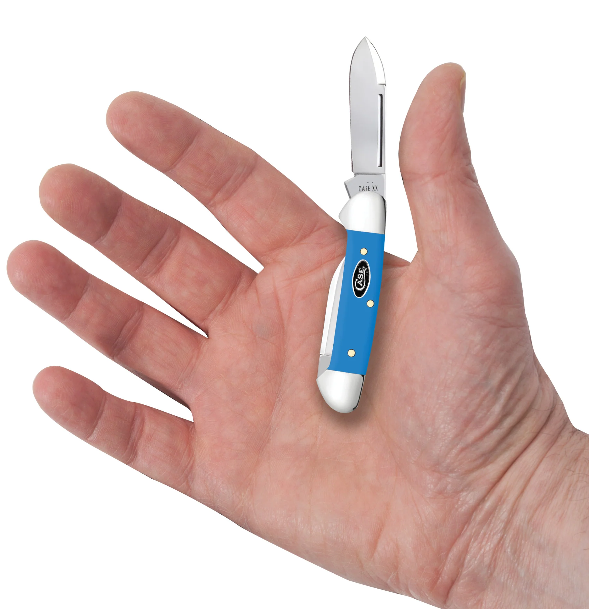 Smooth Light Blue Synthetic Baby Butterbean - Image 5