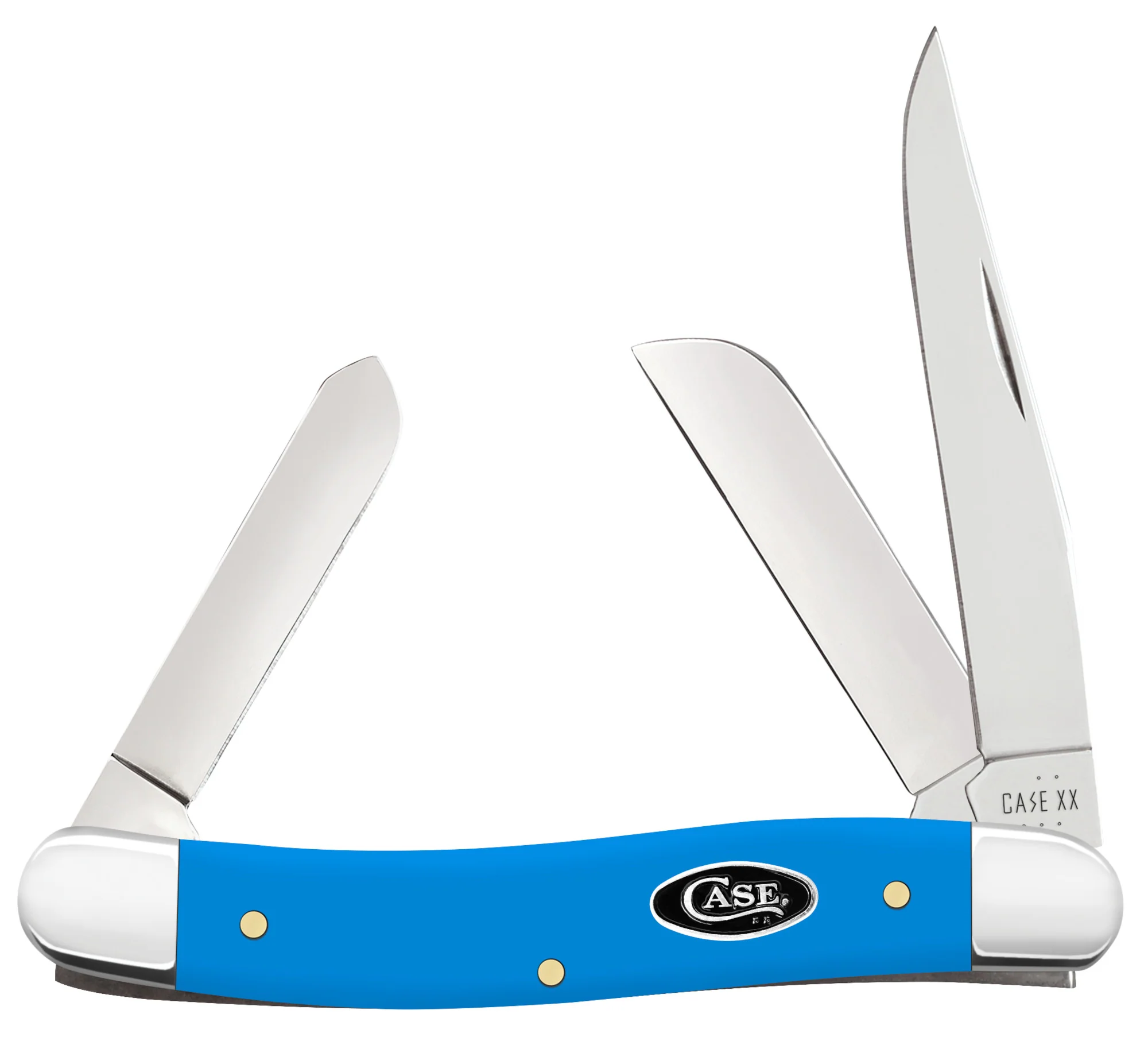 Smooth Light Blue Synthetic Medium Stockman