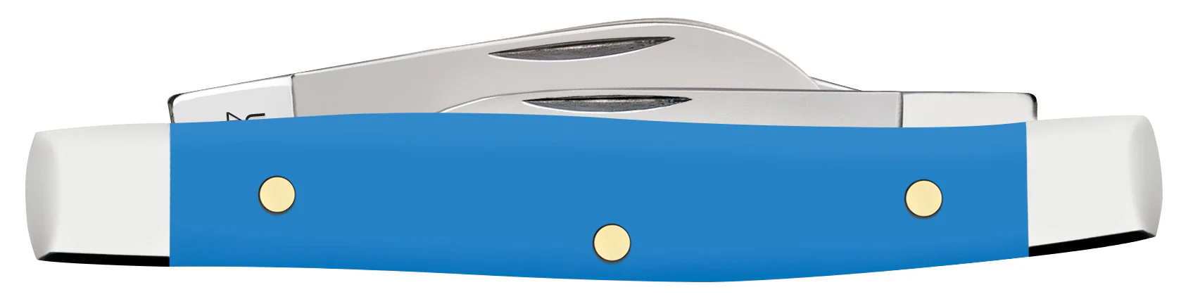 Smooth Light Blue Synthetic Small Stockman - Image 3