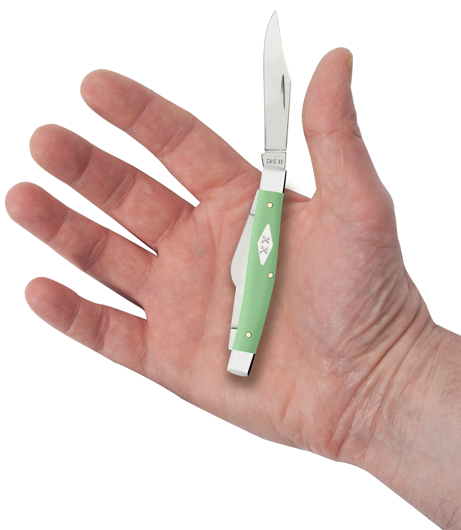 Smooth Mint Green Synthetic Medium Stockman - Image 5