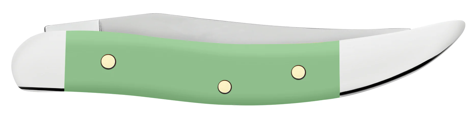 Smooth Mint Green Synthetic Small Texas Toothpick - Image 3