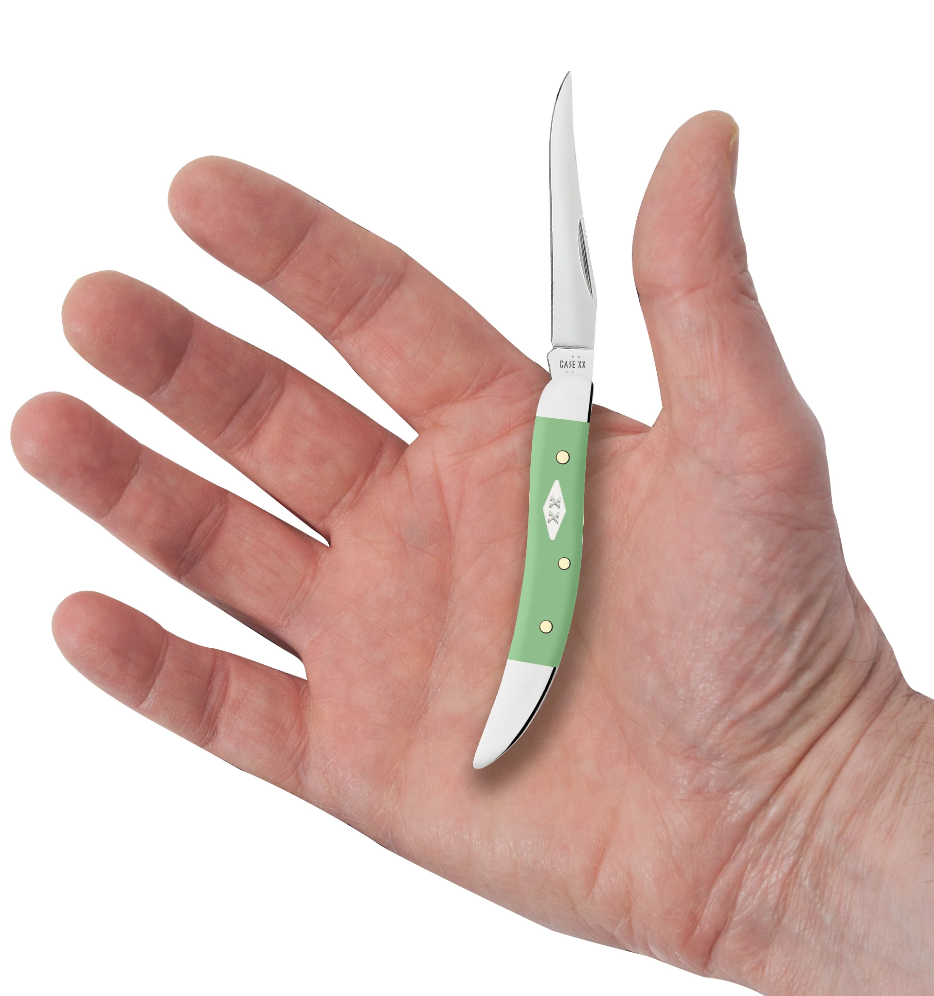 Smooth Mint Green Synthetic Small Texas Toothpick - Image 5