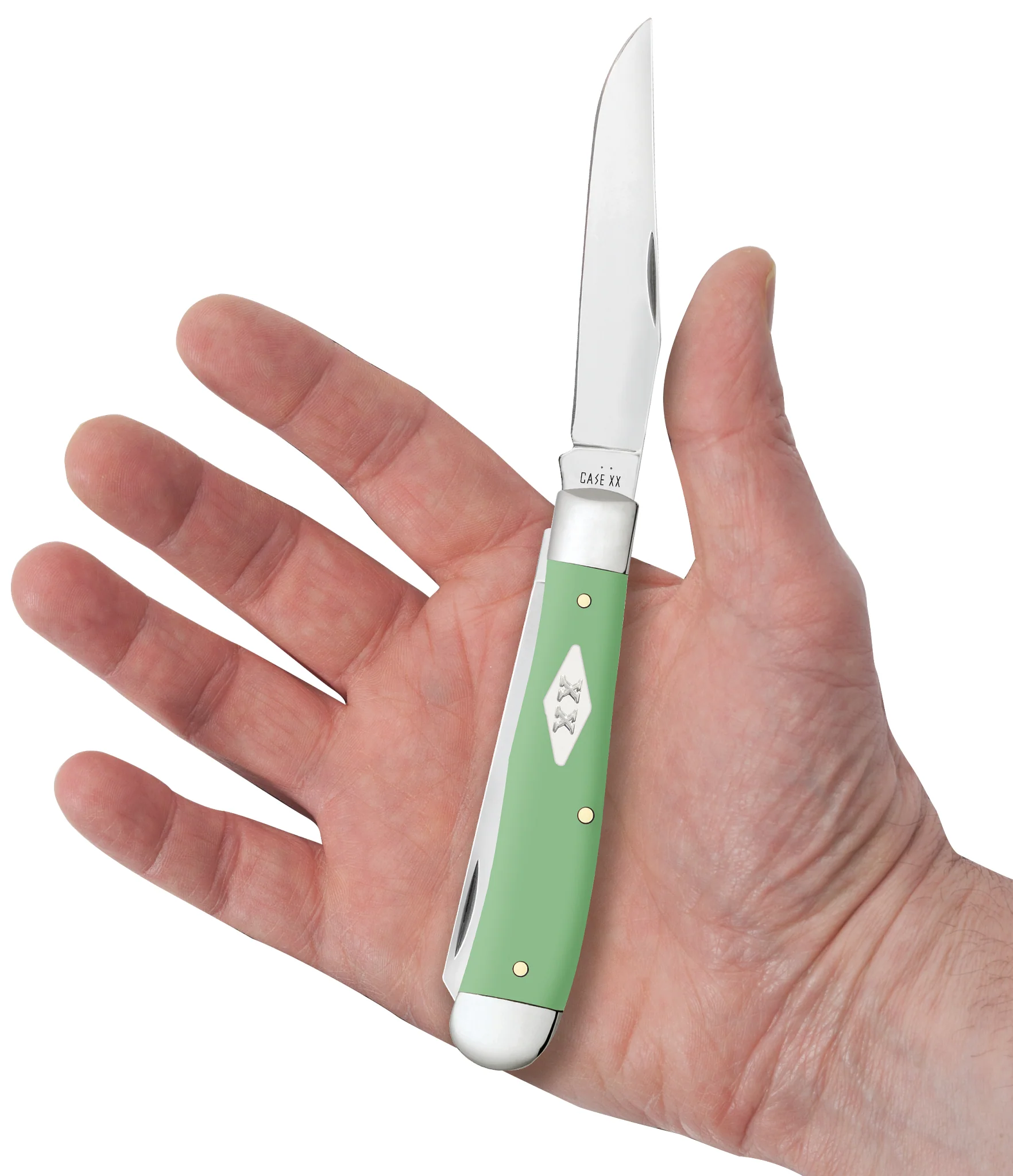 Smooth Mint Green Synthetic Trapper - Image 5