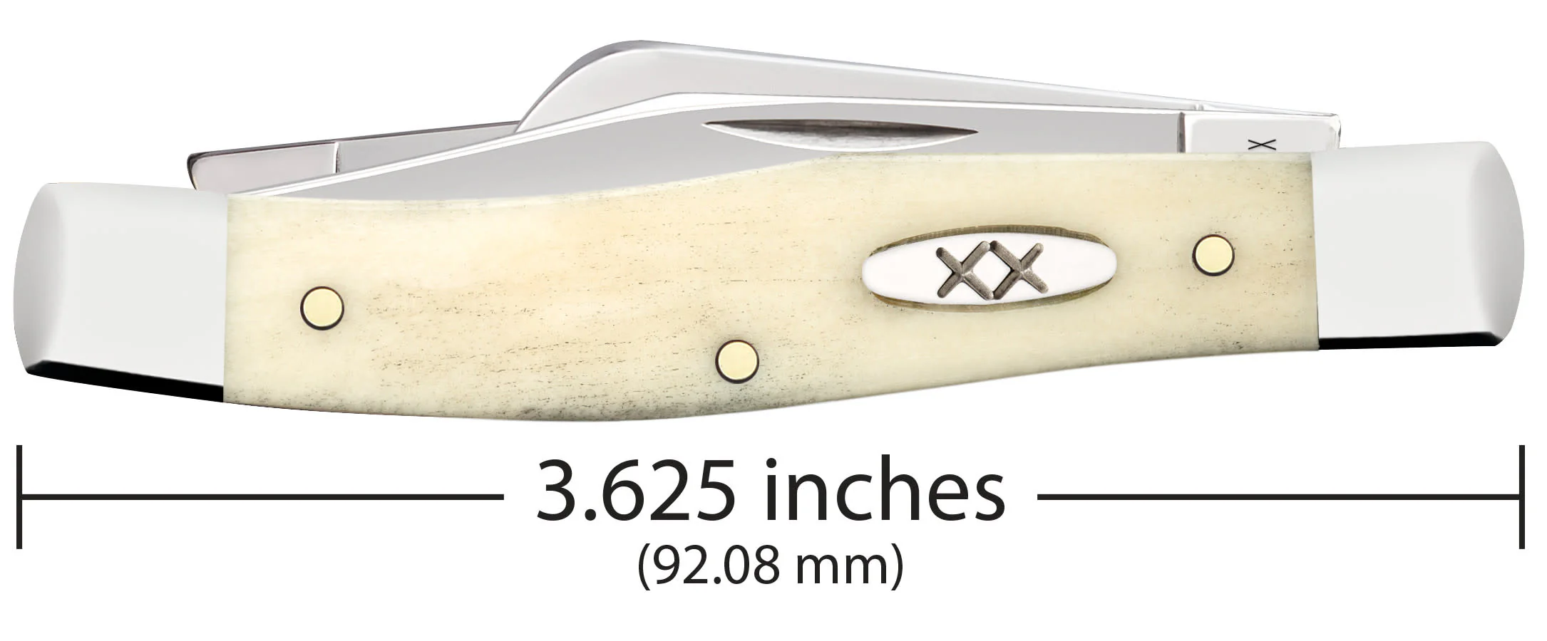Smooth Natural Bone Medium Stockman - Image 3